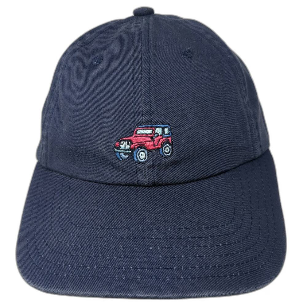 Vineyard Vines Blue One Size Baseball Cap Red SUV Jeep Off-Road Truck Cotton Hat